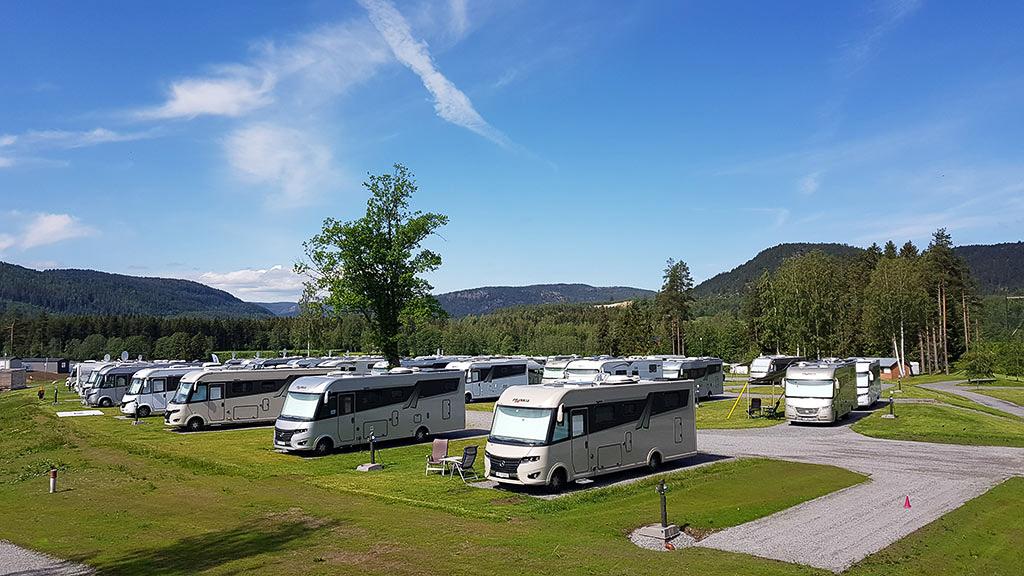 Bobil camping Lunde Telemark